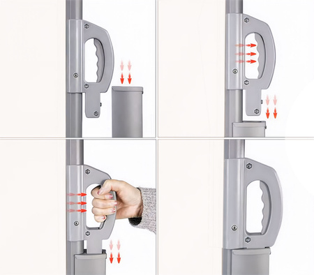 Összecsukható napellenző 300x180 cm oldalsó árnyékoló redőny kerti teraszra bézs MultiGarden