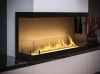 Elegantni biokamin Inside C1000 v3 — minimalistički ugradbeni kamin s plamenikom LONGFIRE 800 i staklima Antisol