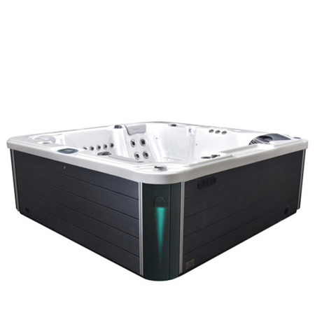 Dārza džakuzi SPA566 200x200 cm - luksusa spa vanna ar burbuļvannu dārzam un terasei