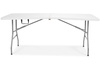 Saliekamais 240 cm garš ēdināšanas galds - balts