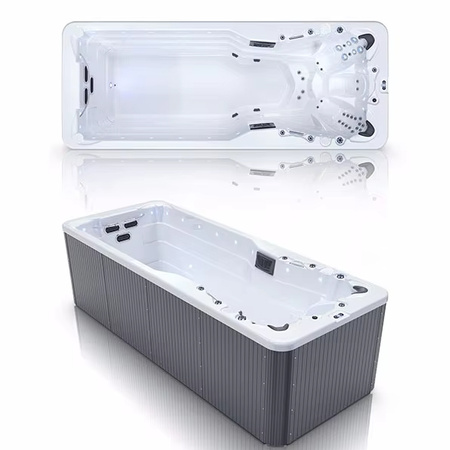 Modern designer acrylic spa and hot tub Balboa - smart garden and home jacuzzi