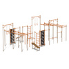 Outdoor-Fitnessstation S831.13 | Kletterstangen | Ringe | Bänke