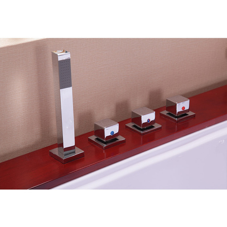 Banheira de hidromassagem Diablo 666 com painel e assento 180x150 cm – Relaxamento luxuoso em SPA em casa