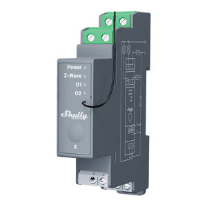 2-channel DIN rail relay Shelly Qubino Pro 2 Z-Wave