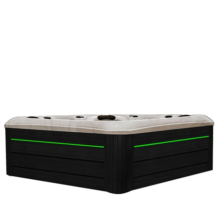 Jacuzzi d'extérieur SPA347 230x230 cm – baignoire SPA exclusive pour 5 personnes