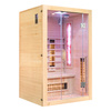 MO-EA2R Infrarotsauna mit Himalaya-Salzsteinen | Heimisches SPA | Natürliches Holz