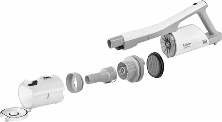 Amica AURA VM7050 – Легкий вертикальний пилосос 150W з LED та електрощіткою