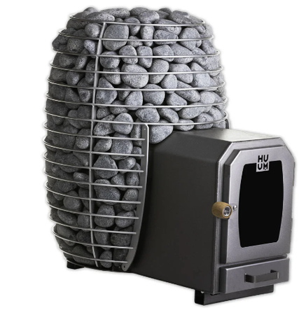 HIVE Wood LS 17 kW - Puidusaunaküte laiendatud põlemiskambriga ja 30 kg kividega