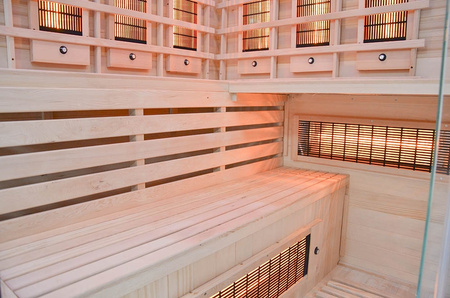 MO-EA3CR Infrared sauna | Modern Design | Thermo Wood