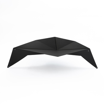 Vilt hagebålfat FOLD Quality SPA – (3 mm stål, matt svart), ildens energi