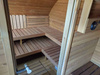 Oval Sauna Frodo 300 Outdoor για 8 άτομα / Ηλεκτρική ή ξυλόσομπα Harvia / Υψηλής ποιότητας Θερμικά επεξεργασμένη Σκανδιναβική Ερυθρελάτη