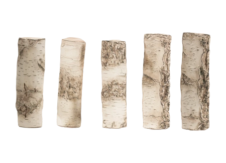 Leños cerámicos de gran tamaño para chimeneas: madera decorativa para biochimeneas y chimeneas de gas.