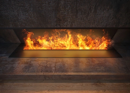 Dampfkamin INVAPO INSIDE C1800 – moderner Wasserkamin ohne Schornstein