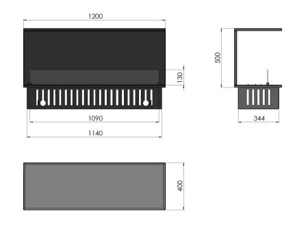 Camino a Vapore INVAPO INSIDE C1200 – Eleganza nel Tuo Interno