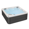 Jacuzzi moderno OF-6002 – Spa da giardino per 6 persone con luci LED e Bluetooth