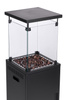 Gassvarmer, radiator, 13 kW glassvarmer, hageterrasse, redusering, vulkanske steiner, MultiGarden dekke