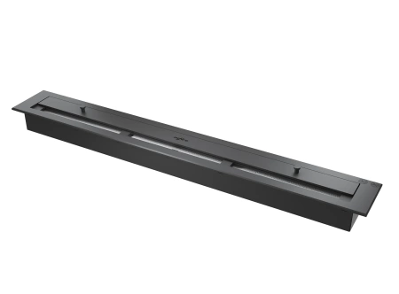 Wand-Biokamin MURALL 1200 – hängend, Antisol-Glas 4 mm, Brenner 800 Longfire 2L