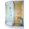 MO-1751W TRIO DIREITO, sauna seca, sauna a vapor e cabine de duche 180X110X223CM