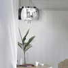 Sklenená lampa Oceľové korálky 50cm