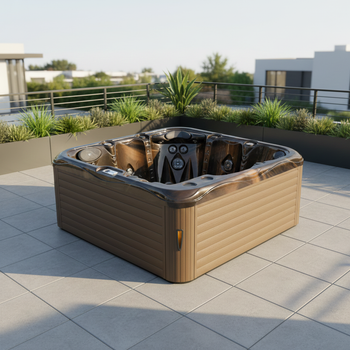 Jacuzzi ogrodowe SPA753 200x200 cm – kompaktowy relaks w nowoczesnym stylu