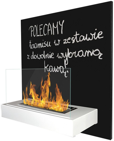 Hanging Biofireplace BOARD – style, warmth, and creativity in your home