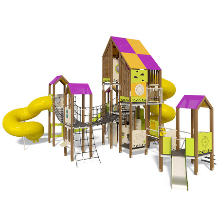 Parco giochi "Grande città" (TE930RC) – Set di gioco multifunzionale per bambini