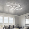 Γκρι φωτιστικό οροφής 80W DL-Z01 LED + τηλεχειριστήριο