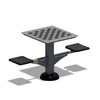  Schaaktafel SM120 – outdoor bordspellentafel met twee zitplaatsen