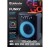 Defender FUNKY 10W "Bluetooth" belaidis garsiakalbis - kompaktiškas, mobilus, USB, microSD