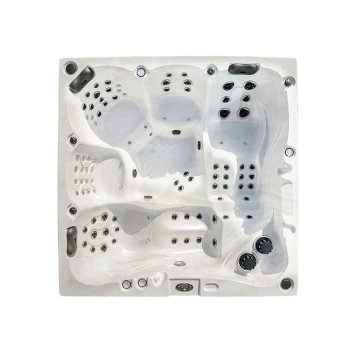 Veliki spa jacuzzi bazen za 5 osoba L502 – Vrtni jacuzzi, visoka kvaliteta, hidroterapija