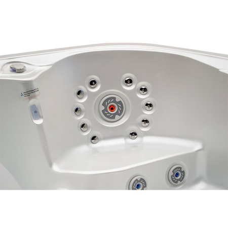 Aia mullivann SPA516 White Pearl antratsiitse korpusega 170x210 cm - kompaktne luksus teie aias