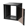 Extralink Premium 12U 600x600 Black | omara za regal | namestitev brez orodja, stenska namestitev