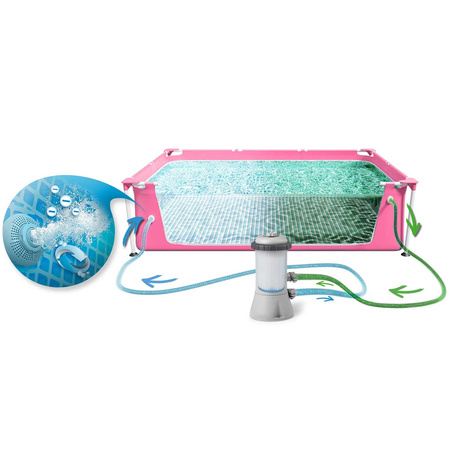 Садовий каркасний басейн 220 x 150 x 60 см 15in1