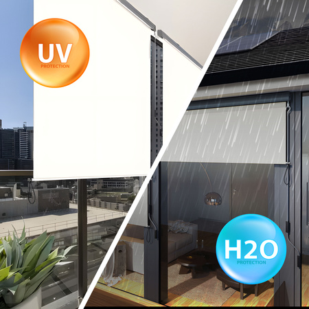 Vertical rulou copertină manivelă mâner balcon terasă foișor bej MultiGarden