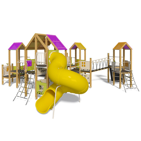 Loc de joacă "Big city-12" TE942 - Set modern și versatil pentru locul de joacă