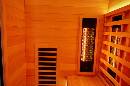 Sauna infrarroja OFS06C-3-2 – Sauna compacta para interiores