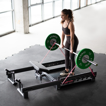 PHT25 Platforma Do Ćwiczeń Mięśni Pośladków Hip Thrust i Martwego Ciągu HMS