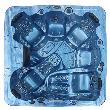 Garden Jacuzzi SPA703A 230x230 cm - ylellinen poreallas, jossa on vesihierontajärjestelmä. 