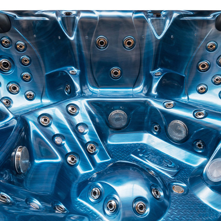 Εξωτερικό Τζακούζι SPA206 Blue Wave με γκρι περίβλημα 230x230 cm – κομψότητα και άνεση στον κήπο σας