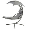 Balançoire de jardin, chaise longue, hamac, panier suspendu, gris MultiGarden