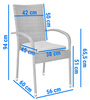 MALAGA Rattan Garden Chair | Rattan garden furniture, patio set, garden relaxation