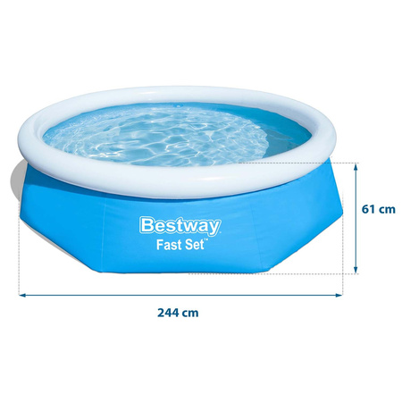 Bestway piepūšamais bērnu baseins 244 x 61 cm 57448