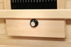 Sauna de infrarrojos con piedras de sal del Himalaya MO-EA2R | Wellness | Relax | SPA | Madera Termotratada | Madera Natural