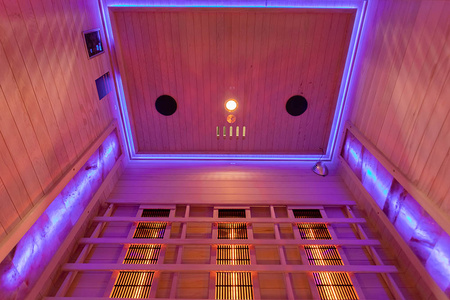 MO-RL3S infrapunasaun soolakiviga | Wellness | Relax | SPA | Modernne disain | Panoraamaklaasiga