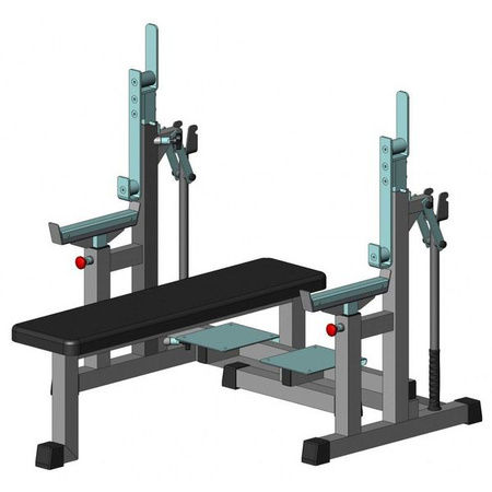 ST327 klop za dvigovanje uteži - Profesionalna oprema za stiskanje klopi