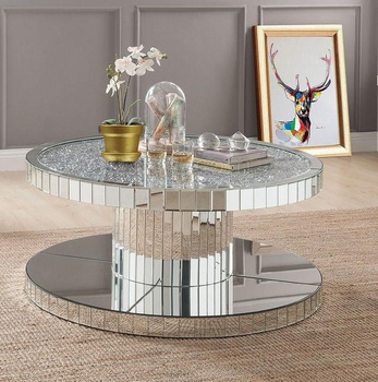 Table en Verre RIXON 80CM – élégance dans un style moderne