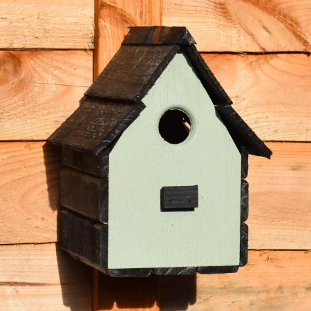 Madár fészekalj - BIRDHOUSE kézzel készített, 22 × 16 × 15 cm, rusztikus stílusban