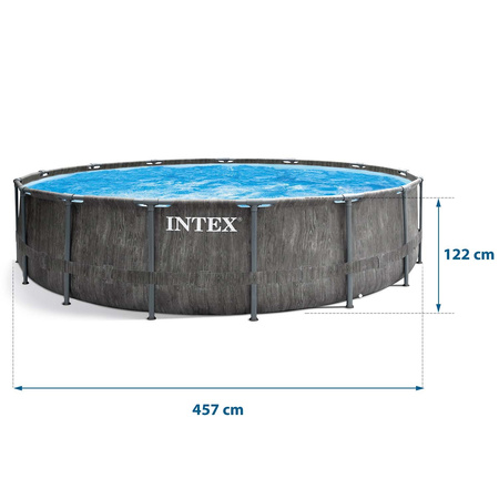 Basen ogrodowy stelażowy 457 x 122 cm zestaw 21w1 INTEX 26742