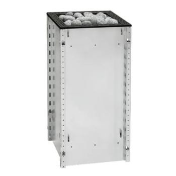 CORE BK 6 kW - Fogão de sauna compacto com 30 kg de pedras e acabamento moderno