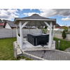 Jacuzzi da giardino SPA566 200x200 cm – lussuosa vasca SPA con idromassaggio per il giardino e la terrazza